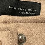 ZARA  Faux Suede Longline Jacket in Dusty Pink – Size‎ XS Photo 6