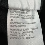 Naturals D&Co. Linen Blend Beach Vacation Relaxed Coastal Womens Pants Size XL Black Photo 7