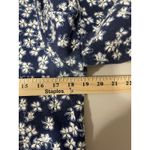 Draper James  Womens Sweatshirt Navy Floral Print Size Medium Cotton Photo 6