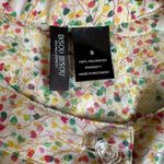 Bisou Bisou S Sheer Floral Tank , with the most adorable lucite rosette buttons Photo 2