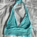 Garage Blue Halter Crop Top Photo 1