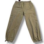 No Boundaries  Womens Relaxed Fit Cargo Pants Mid Rise Stretch Green XL 15 17 Photo 3