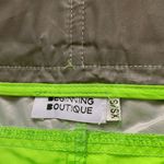 Beginning Boutique neon green/reflective shorts Photo 6