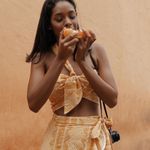 Azulu Cartagena Colombia Top L Gold Size L Photo 1