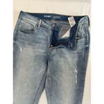 Old Navy  Rockstar Mid Rise Distressed Light Wash Skinny Jeans Size 8 Regular Photo 4