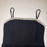 B Darlin  Black Mini Dress with Pearl Accents Photo 1