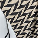 Monaco oversized Chevron Jumpsuit asymmetrical M coverup lightweight S neutral Black Photo 3