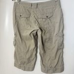 Kuhl  Kontra Shorts Womens Khaki Capri Cargo Stretch Hiking Roll Up Hem Size 6 Photo 1