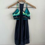 Lululemon Sports Bra Tank Built-In Striped Navy 4 Photo 4