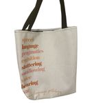 Speech Language Pathology (SLP) Large Tote Bag New White Photo 2