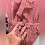 Avalanche  Women's Drawstring Waist Short Sleeve Woven Dress With Pockets size L Photo 15