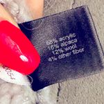 The Limited  Gray Cropped Cardigan Sweater with Sparkle Thread Photo 11