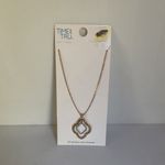 Time and Tru Gold Tone Pendant Necklace 24” with 3” Extender NWT Photo 2