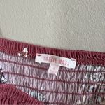 PacSun ✨ Lottie Moss Tie Strap Smocked Crop Tank Pink Floral Small Photo 3