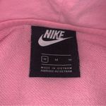 Nike  Pink Cropped Floral Logo Hoodie size medium Photo 5