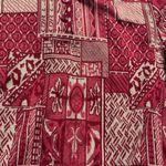 Vtg abstract burgundy sweater Size L Photo 2