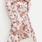 Missguided  Abstract‎ Tie Dye Print Button Down Shirt Dress Size 10 NWT Photo 0