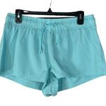 Kyodan Swim Large Board Shorts UPF Quick Dry Elastic Waist Drawstring Turquoise Photo 0