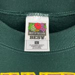 Fruit of the Loom Vintage 90s Dark Green Hunter Definition Graphic Crewneck Pullover Sweatshirt Photo 5
