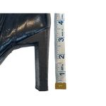 Vintage Equipe Italian Leather Square Toe Boots 3" Heel Size 36 Matrix Old Money Black Photo 6