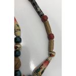 Australian Aboriginal Hand Painted Beaded‎ Necklace Art Jewelry *2 beads chipped Photo 15