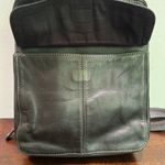 Fossil ‎ Black Leather Multi Compartment Crossbody Travel Bag Purse Minimalist Photo 3
