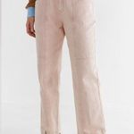 Francesca’s Harper Heritage Abigail Tapered Ankle Strap Jeans Pink Size 26 Photo 0