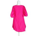 Rhode Marni Bright Pink Bubble Hem Mini Dress Small Pink Photo 4