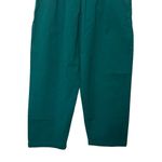 Big Bud Press Trousers Women’s Petite Small Green High Rise Relaxed Fit Cotton Size 26 Photo 6