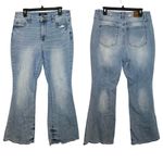 Judy Blue  Knoxville Mid Rise Pin Tack Flare Jean Size 16W Photo 1