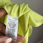 Anthropologie  Corey Lynn Calter Yellow  Mariah Textured Mini Dress Size Medium Photo 7