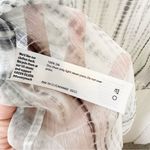 Eileen Fisher Shibori Graphite Sheer 100% Silk Short Sleeve Tunic Top 2-4 Petite Photo 2