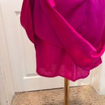 DO+BE  Fuschia Halter Type Satin Mini Dress in Size Medium Photo 6