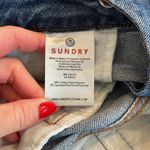 Sundry  Star Print Cropped Jeans Photo 5