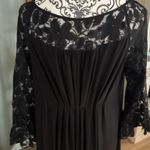Dress Barn size 14 black dress with lace detail. Photo 6