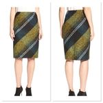 Classiques Entier Nordstrom Wool Blend Tweed Boucle Pencil Skirt Women 6 Stripes Photo 1