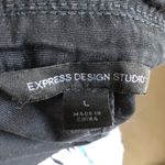 Vintage Express Oversized Black Cotton Blazer Jacket Size Large Photo 6