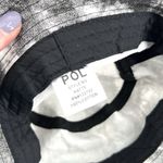 POL Women's 100% Cotton Knit Tie Dye Bucket Hat Black White One Size Photo 5