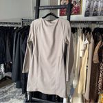 ZARA Houndstooth Long Sleeve Square Neck Mini Dress Photo 8