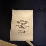 Eliza J  Scuba V-Neck Ruffled Cap Sleeve Sheath Dress Navy Size 14 Photo 5