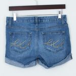 EXPRESS Jeans Distressed Denim Shorts Size 2 Photo 3