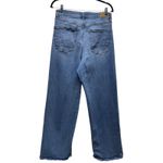 American Eagle  Curvy Super High Rise Baggy Straight Jeans Womens 10 Long Denim Photo 1