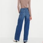 Old Navy  High-rise wow Wide-Leg Jeans in Medium Blue Wash Size 0 NWT Photo 1