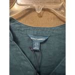 NWT Sea Salt Cornwall Draw Klin Dress Linen Size 4 Dark Wreakage Green Photo 2