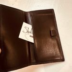 Coach HAMPTON BY BROWN SIGNATURE MONOGRAM TRIPLE WALLET AND LEATHER-TRIMMED CHECKBOOK Photo 5