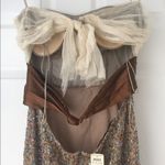 Y2K Jon Valdi Couture Strappy Sequin Open Back Brown Size 6 Photo 4