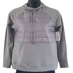 Xersion  Women’s Funnel Neck Long Sleeve Pullover Sweatshirt Gray Size Medium NWT Photo 1