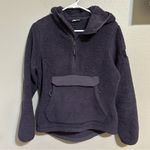 The North Face purple Campshire sherpa fleece pullover hoodie women’s size small Photo 1