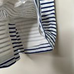 J.Crew White/Blue Striped The Pencil Skirt Women's 4 Photo 1