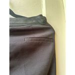 ZARA Size Small Woman Low Rise Black Trouser Pants Elastic Waist straight leg Photo 3